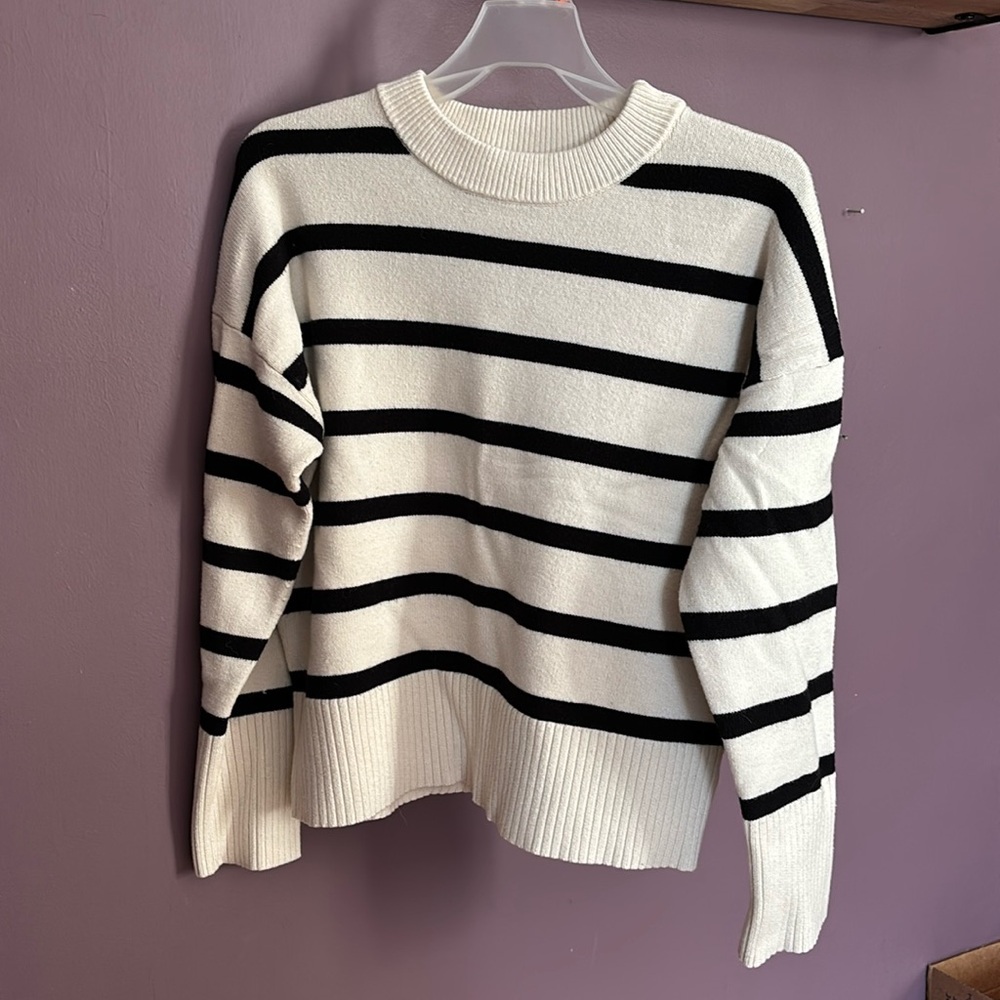A New Day Striped Sweater